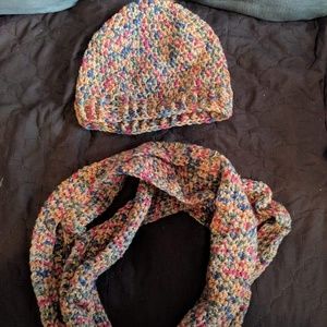 Scarf and hat